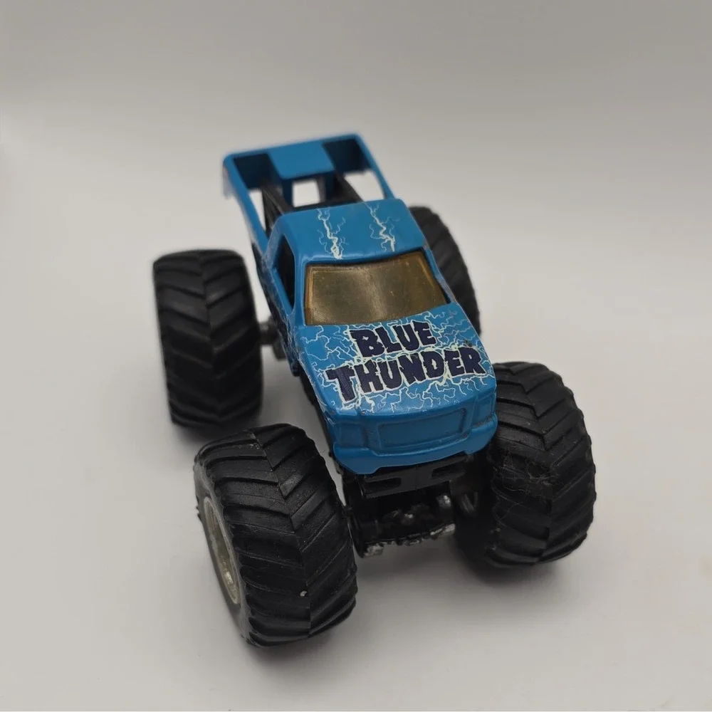 Greenbrier International Lot of 2 Monster Trucks Blue Thunder & Zombie